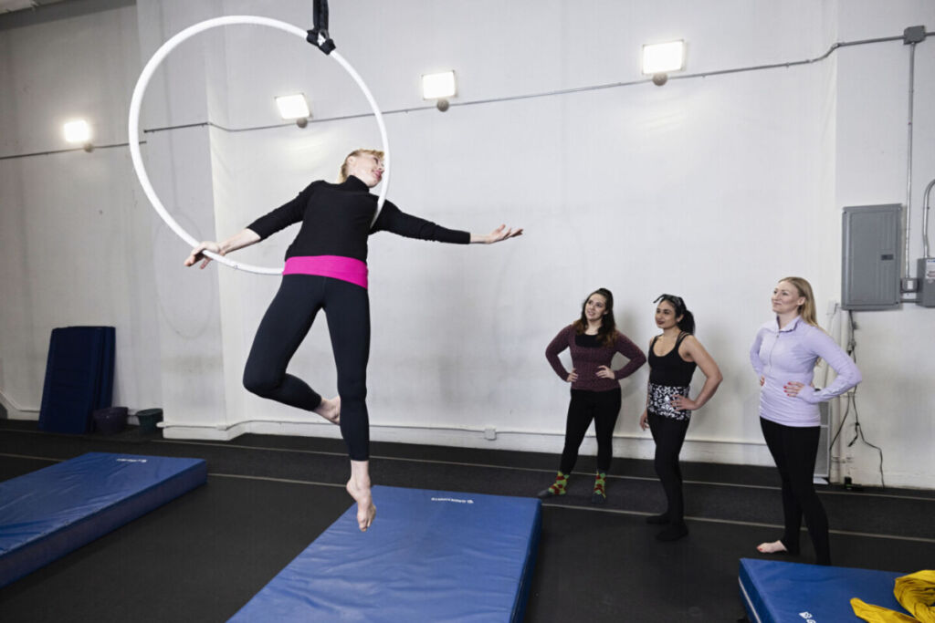 Aerial Rope Class Aerial Silks, Static Trapeze, Lyra, & Rope Classes | Aerial Arts NYC